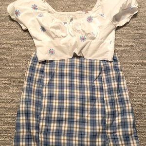 SHEIN skirt and crop set